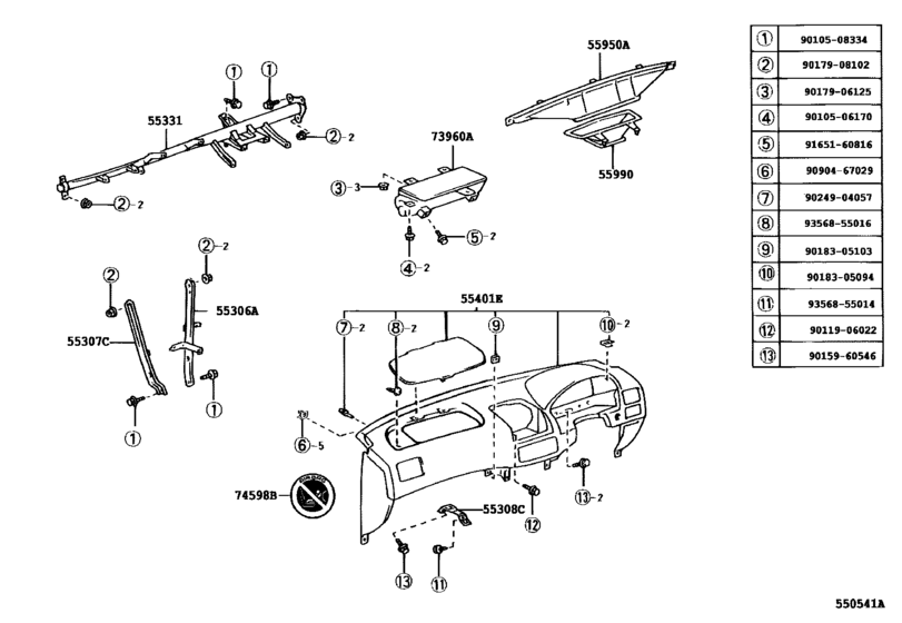 Instrument Panel & Glove Compartment