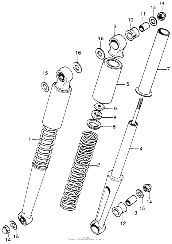 Rear shock absorber