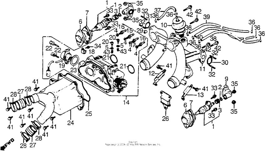 Throttle body + intake manifold