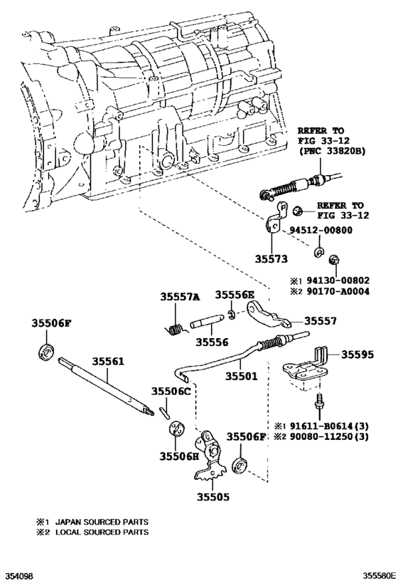 Throttle Link & Valve Lever (Atm)