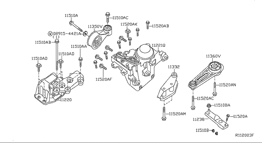 Engine & transmission   mounting