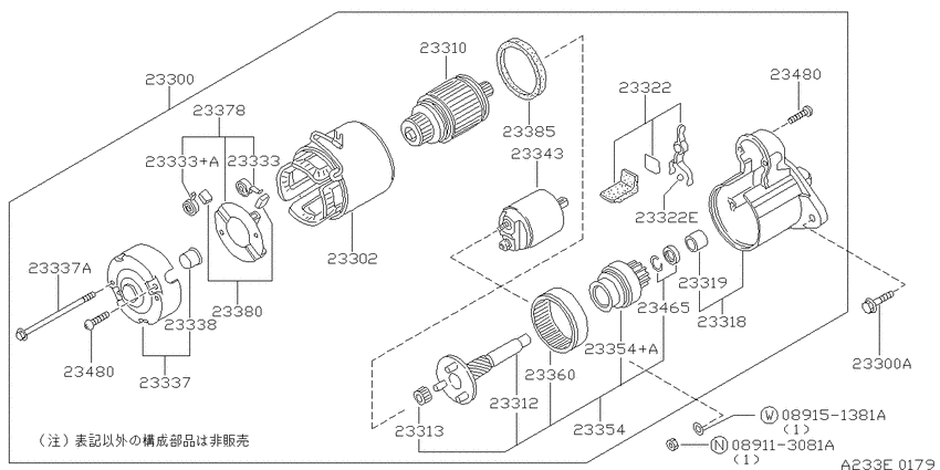 Starter motor