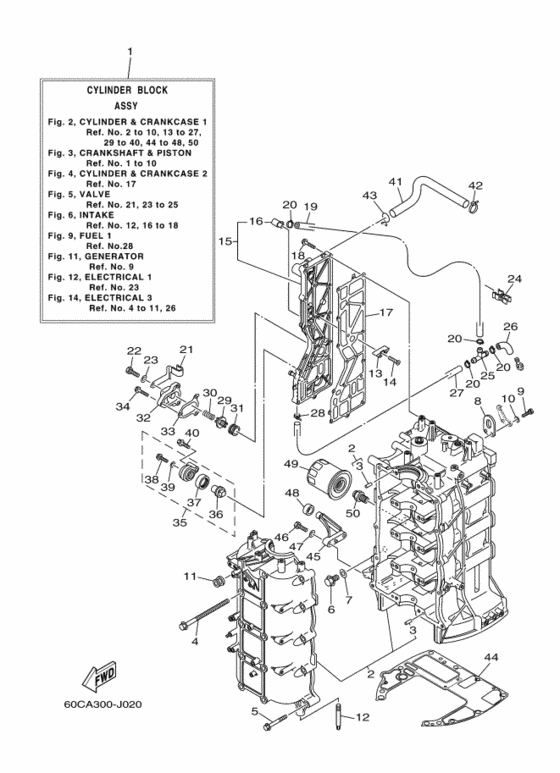 Cylinder & crankcase 1