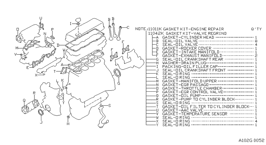 Engine gasket kit