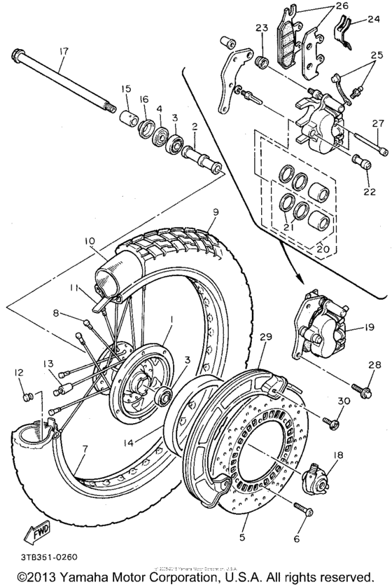 Front wheel