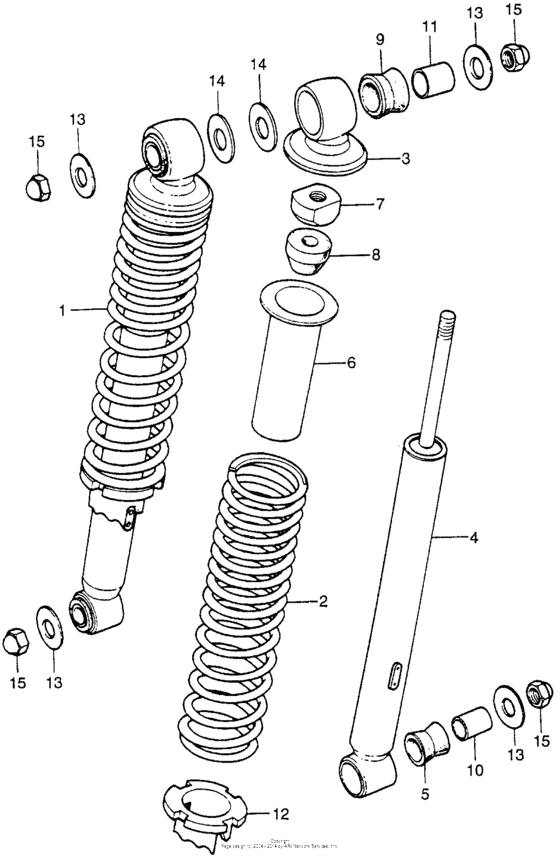 Rear shock absorber