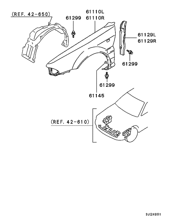 Fender & front end cover