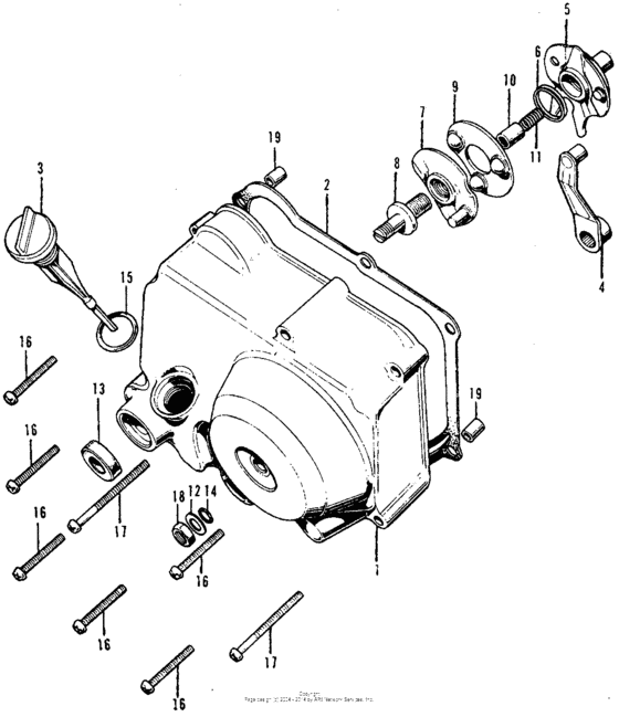 Right crankcase cover