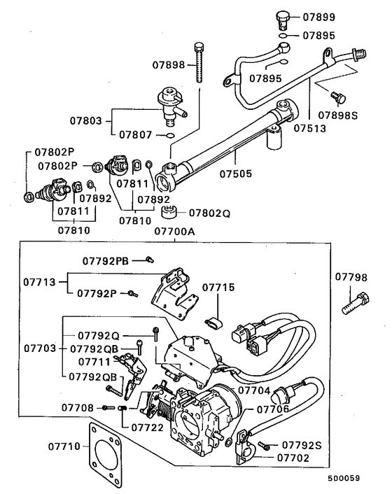 Injector & throttle body