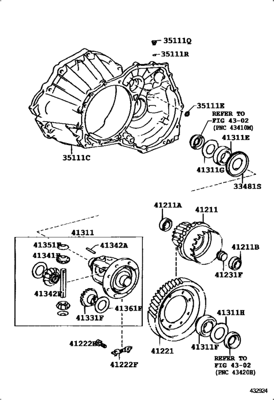 Front Axle Housing & Differential