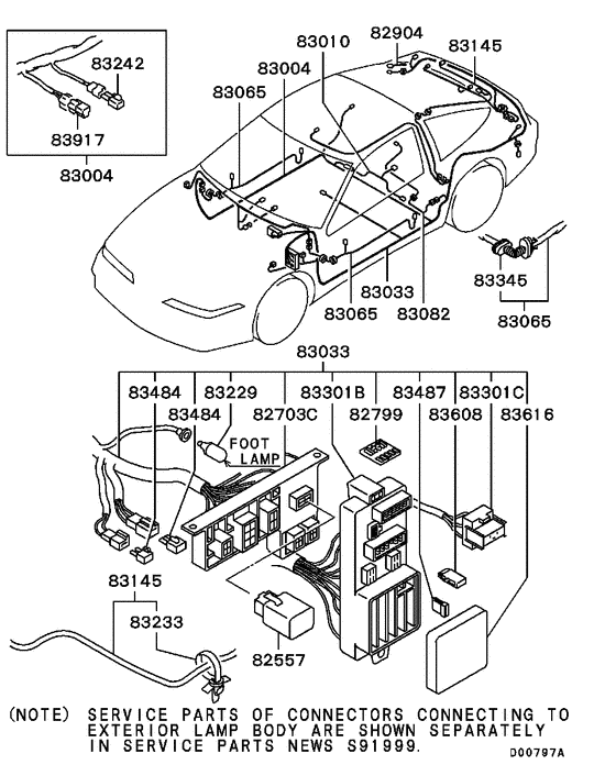 Wiring & attaching parts