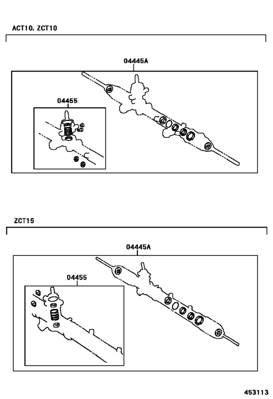 Front Steering Gear & Link