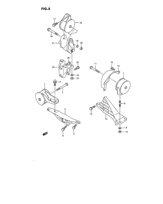 Engine mounting