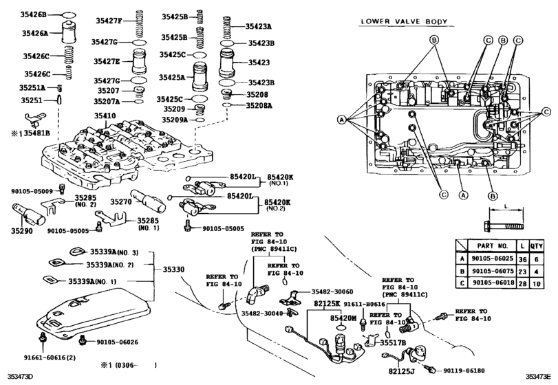 Valve Body & Oil Strainer (Atm)