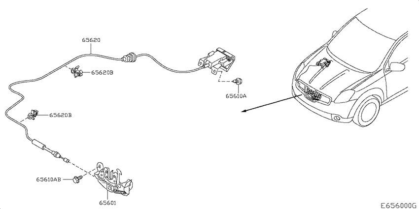 Hood lock control