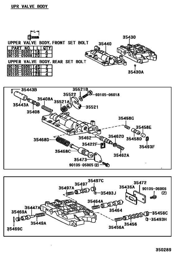 Valve Body & Oil Strainer (Atm)