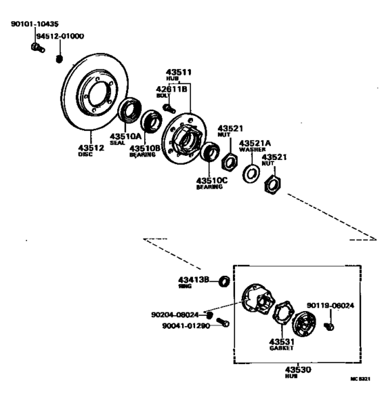 Front Axle Hub