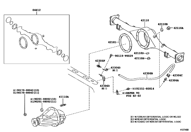 Rear Axle Housing & Differential