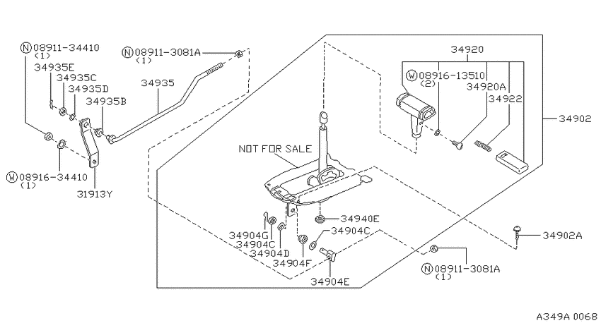 Auto transmission control device