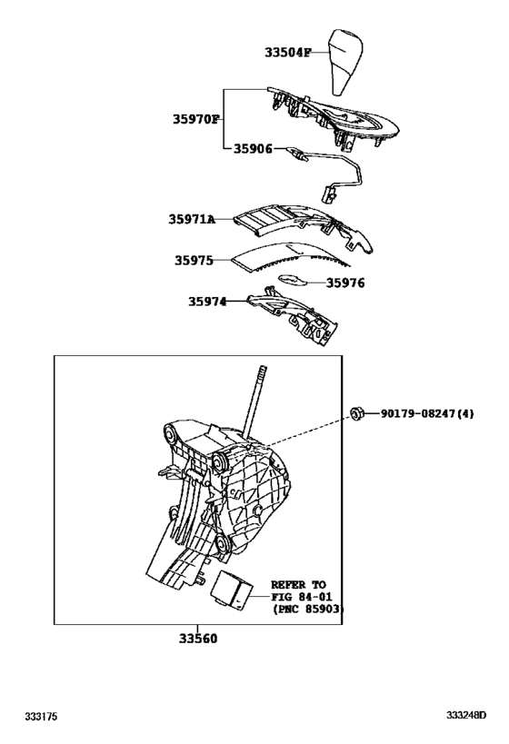 Shift Lever & Retainer