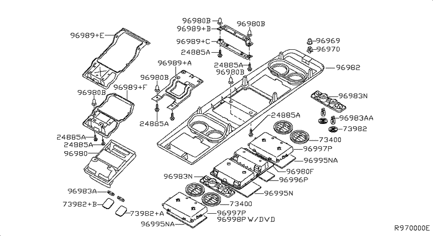 Roof console