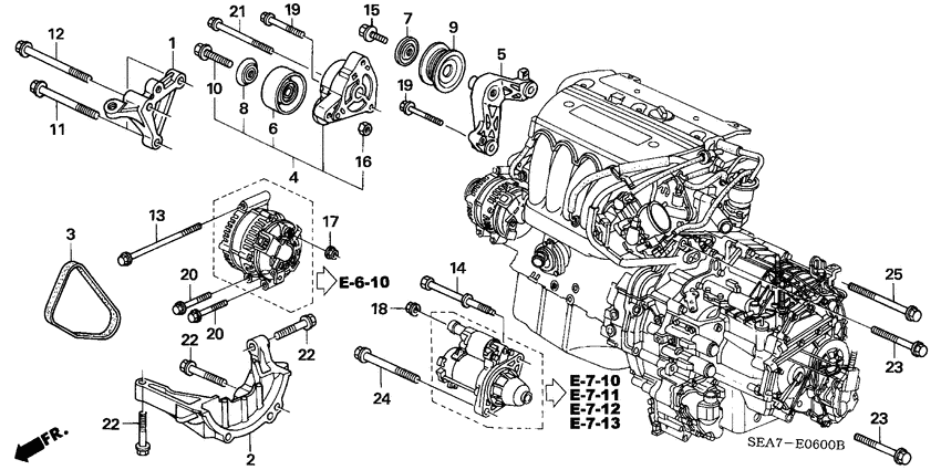 Engine mounting bracket