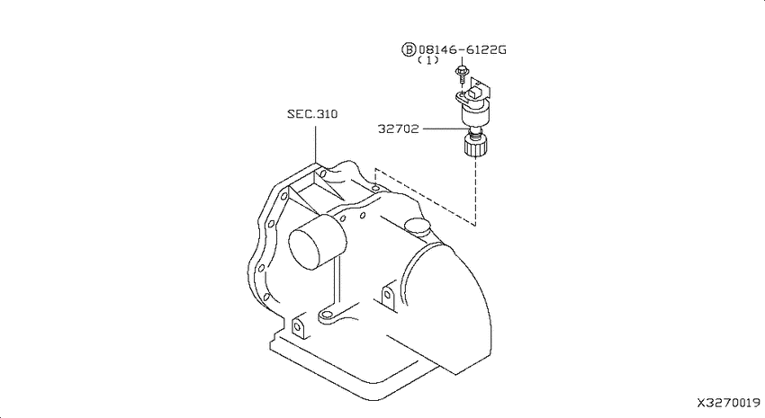 Speedometer pinion