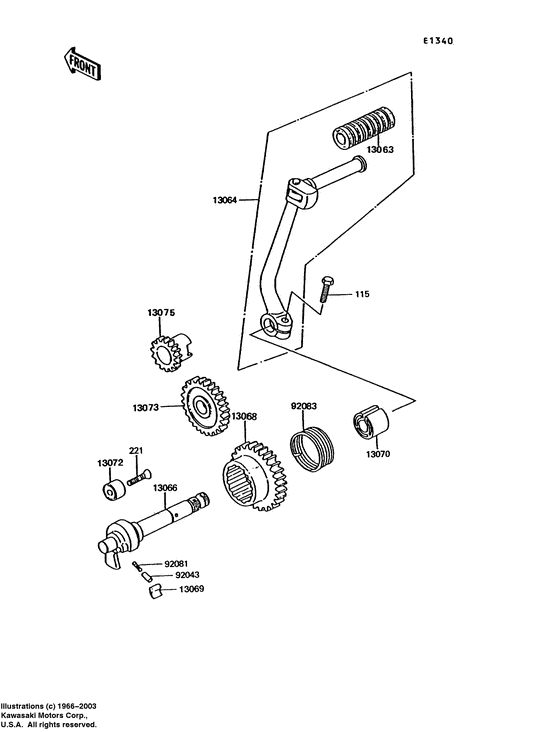 Kickstarter mechanism