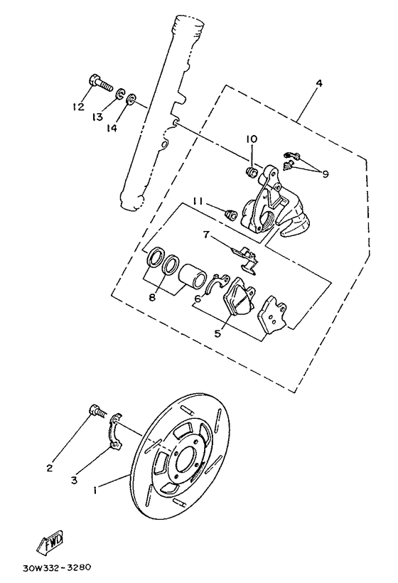 Front brake