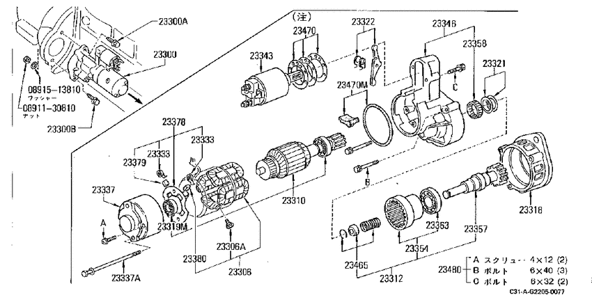 Starter motor