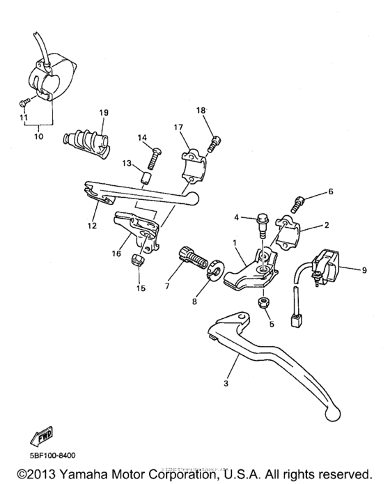 Handle switch & lever