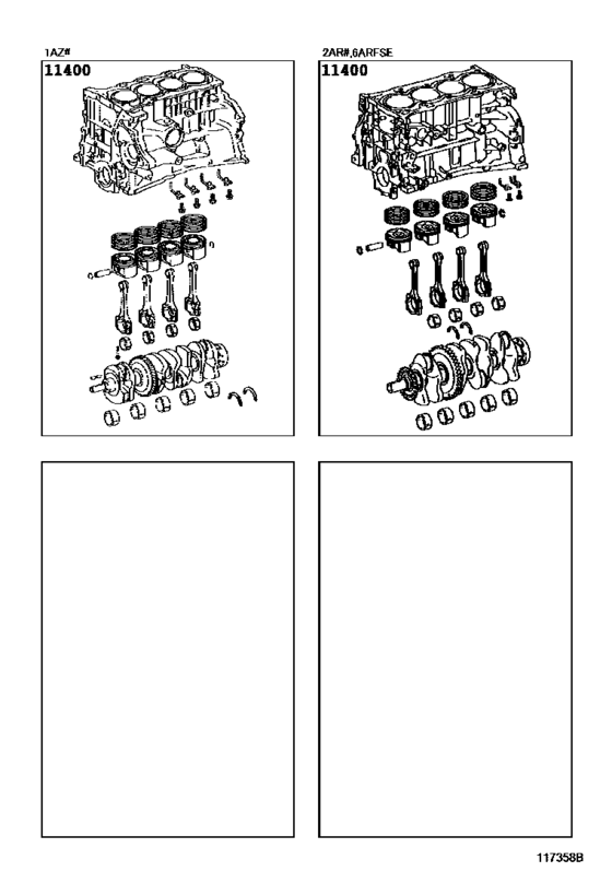 Short Block Assembly for 2012 2015 Toyota CAMRY/ VISTA/ AURION ACV51