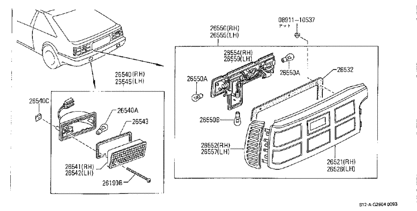 Rear combination lamp