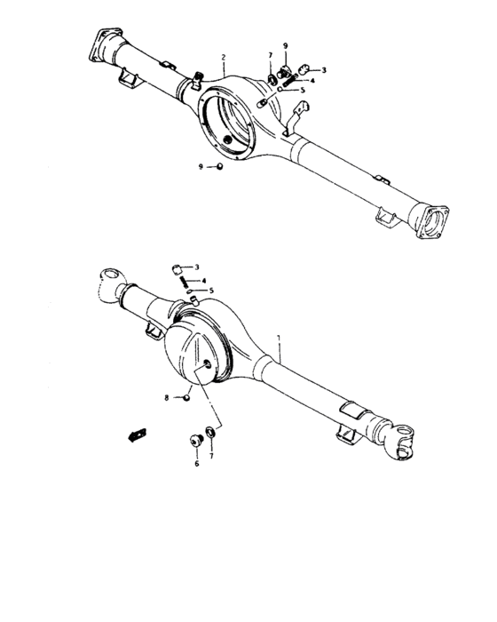 Axle housing