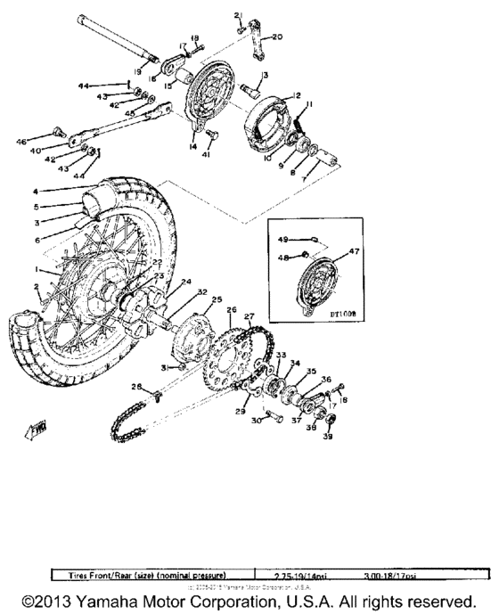 Rear wheel