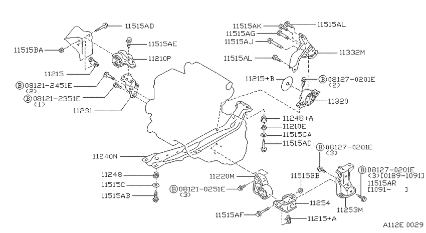 Engine & transmission   mounting