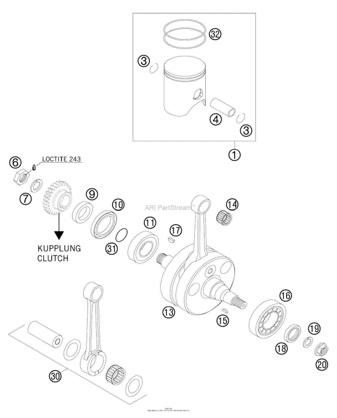 Crankshaft, Piston