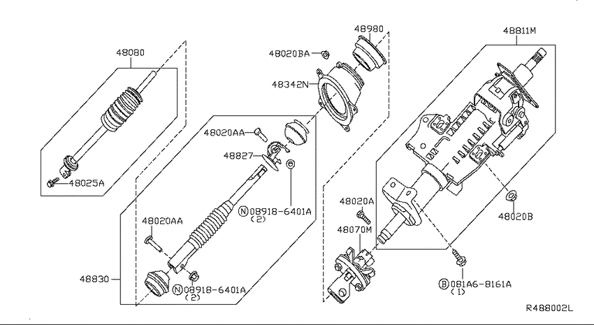 Steering column