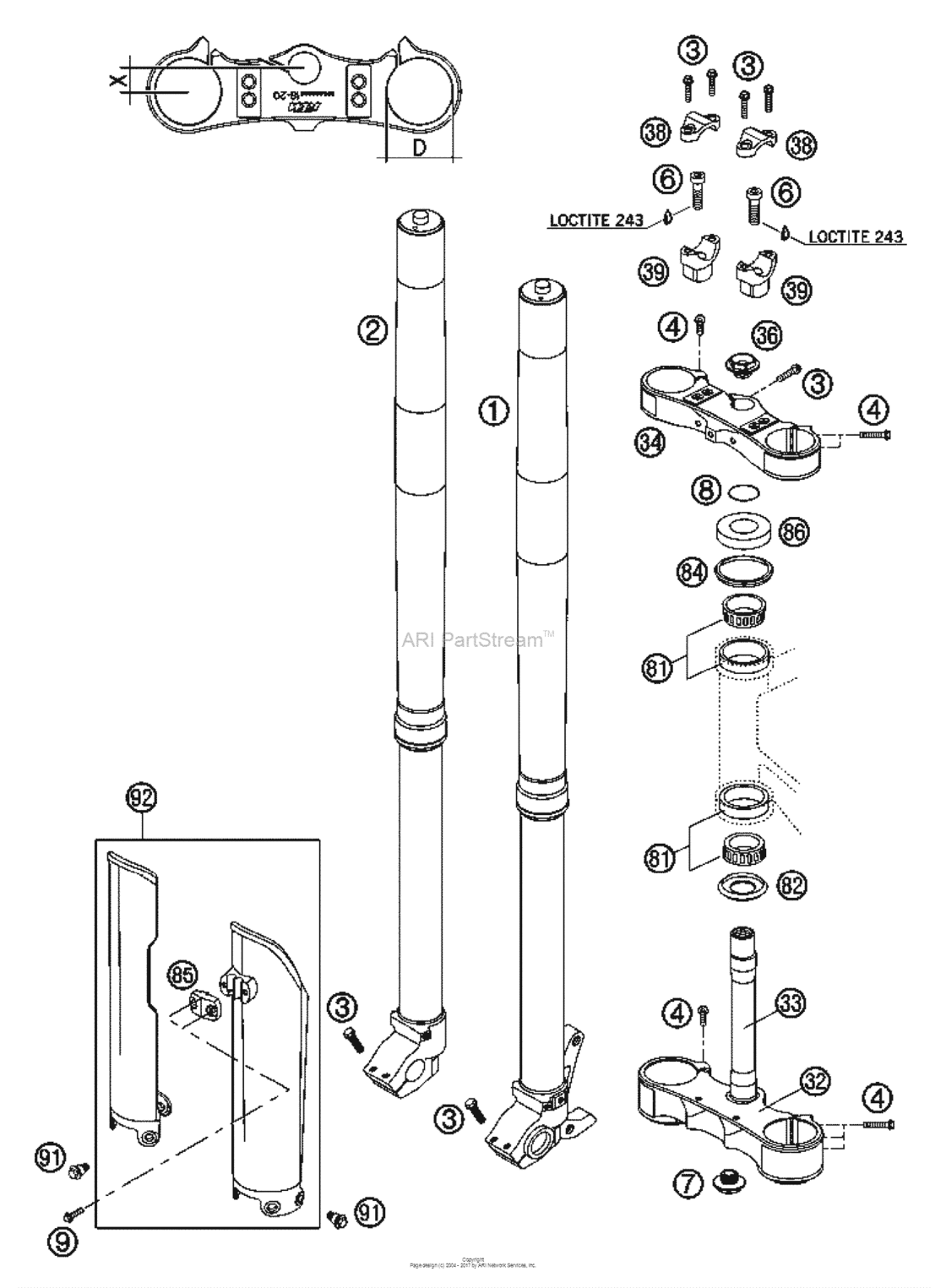 Telescopic Fork