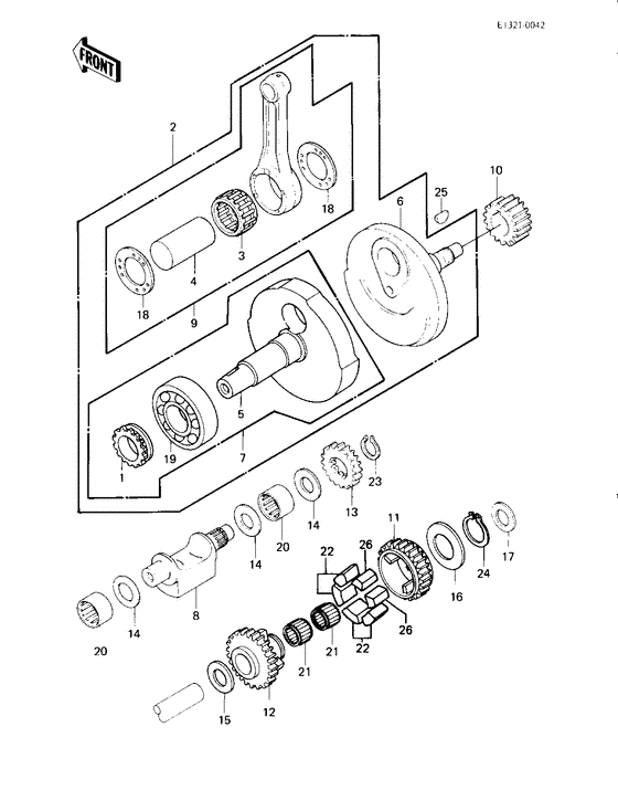Crankshaft/balancer