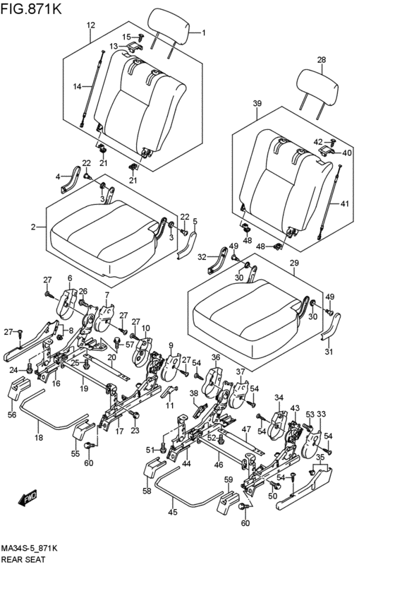 rear seat