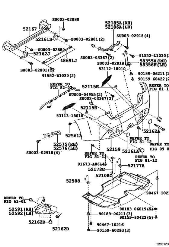 Rear Bumper & Bumper Stay