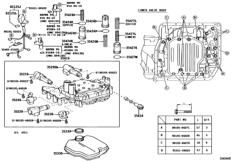 Valve Body & Oil Strainer (Atm)