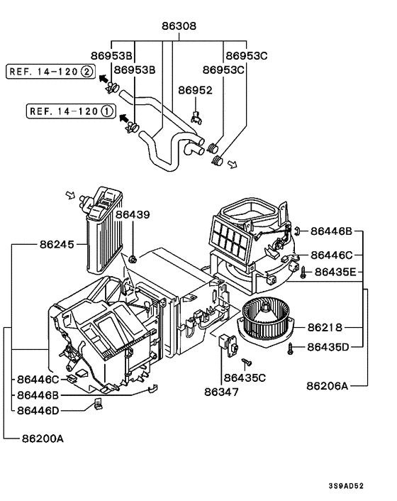 Heater unit & piping
