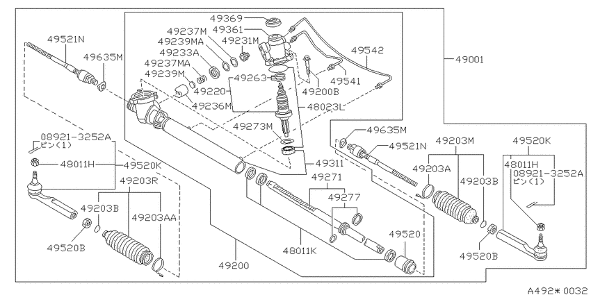 Power steering gear