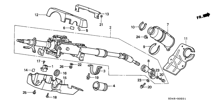 Steering column