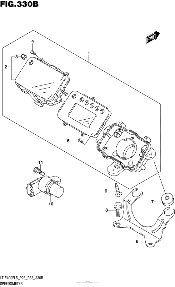 Speedometer (Lt-F400Fl5 P33)