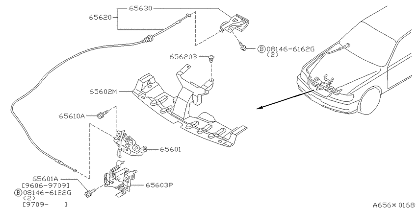 Hood lock control