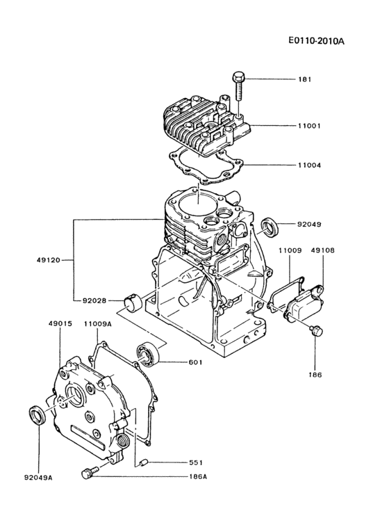 Cylinder/crankcase