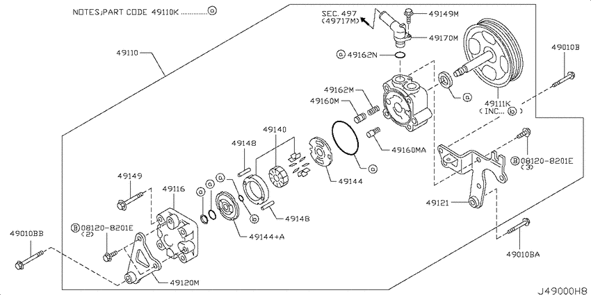 Power steering pump